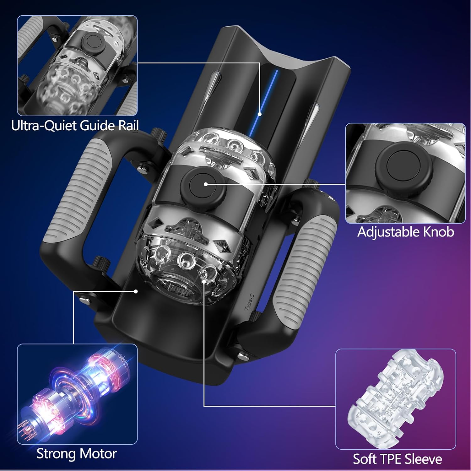 Sex Toy for Men Male Masturbators - Sex Toys Hands Free Pocket Pussy with 12cm