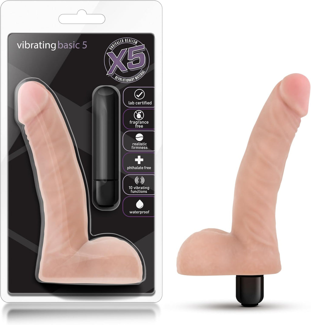 X5 Vibrating Beginner Dildo