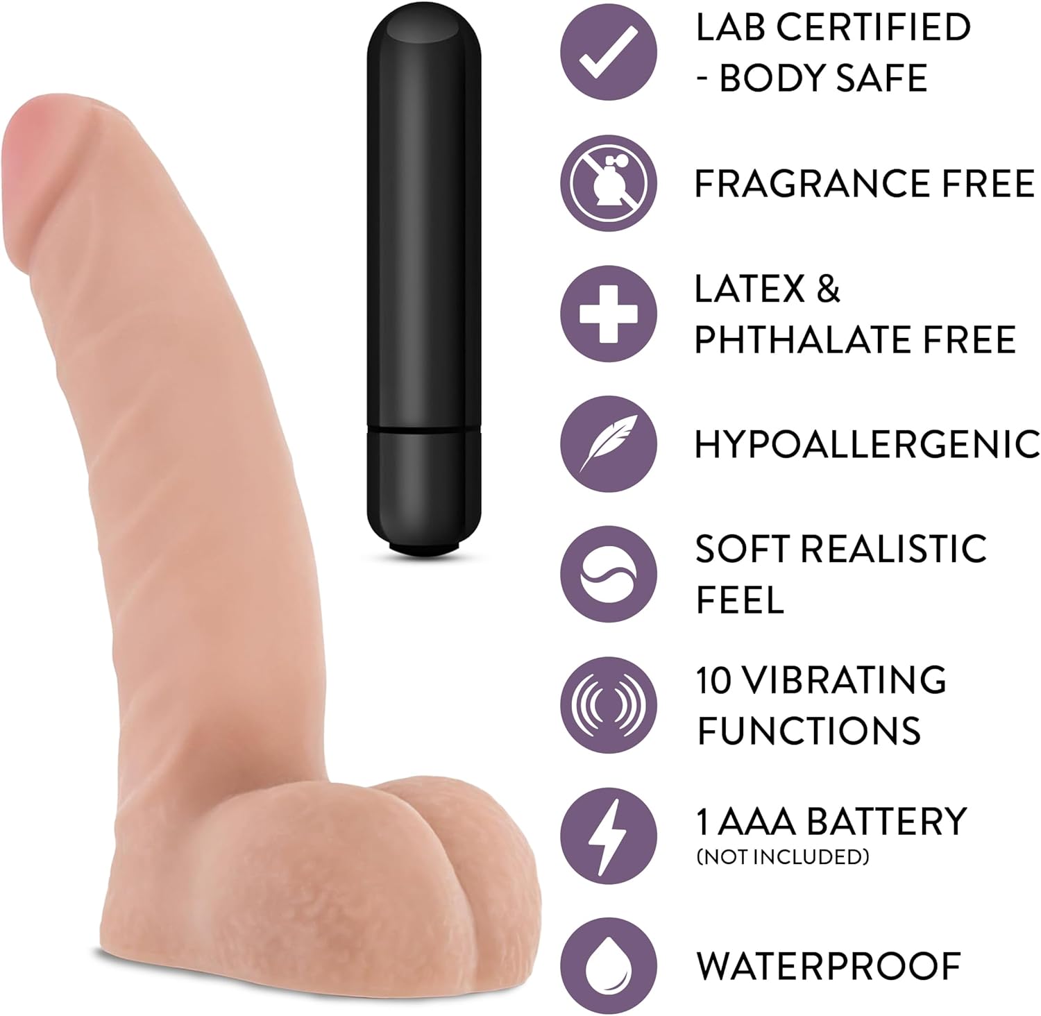 X5 Vibrating Beginner Dildo